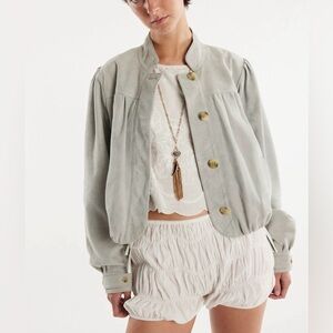 Free people nimbus suede jacket